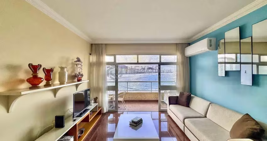 Apartamento à venda na praia das astúrias na beira mar com 3 quartos e 2 vaga.