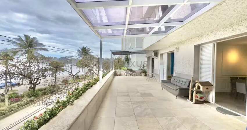 Apartamento à venda na praia das pitangueiras, frente mar, 4 suítes, 2 vagas, guarujá sp