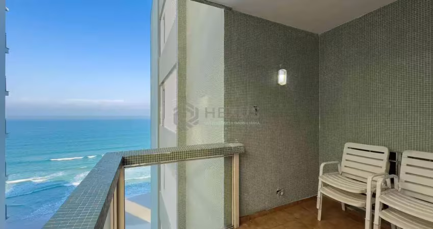Apartamento frente mar com varanda e vista mar na praia das pitangueiras, guaruja | hexus