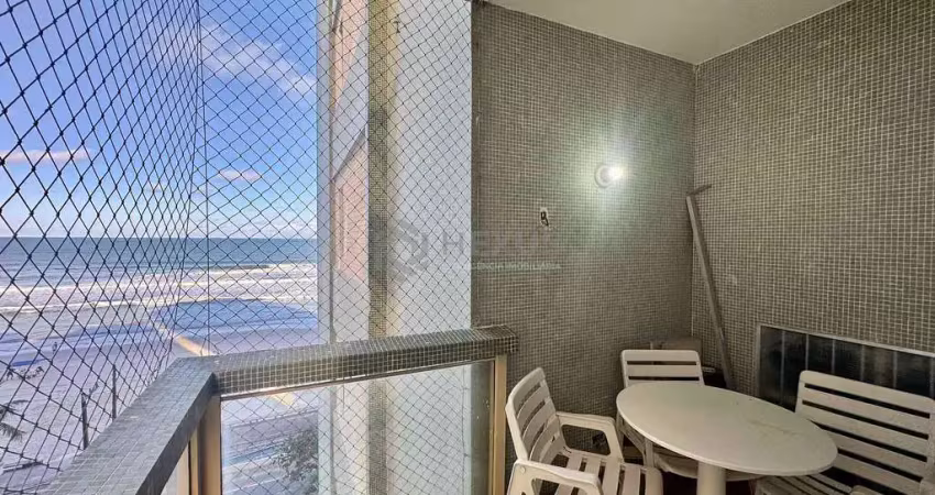 Apartamento à venda na praia das pitangueiras com varanda , 2 quartos e 1 vaga