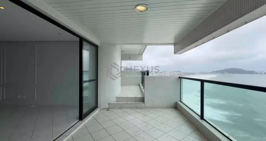 Apartamento frente mar, varanda gourmet, lazer, vista mar, praia das pitangueiras,guaruja | hexus