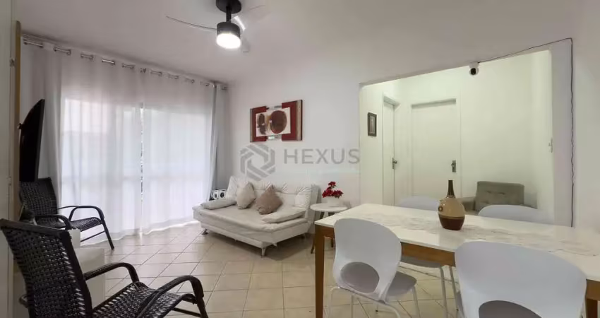 Apartamento com varanda e vista livre a duas quadra da praia das pitanguerias, guarujá-sp - 1 quart