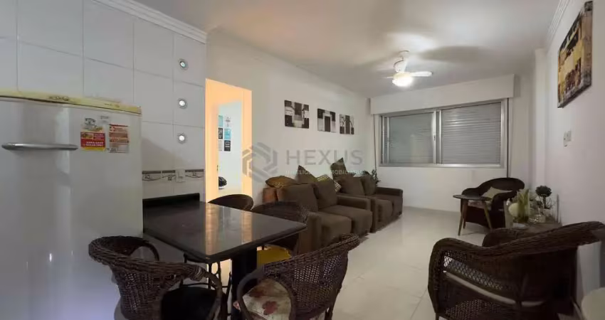 Apartamento a uma quadra da praia das pitangueiras, guarujá-sp - 2 quartos (1 suíte) | hexus inteli