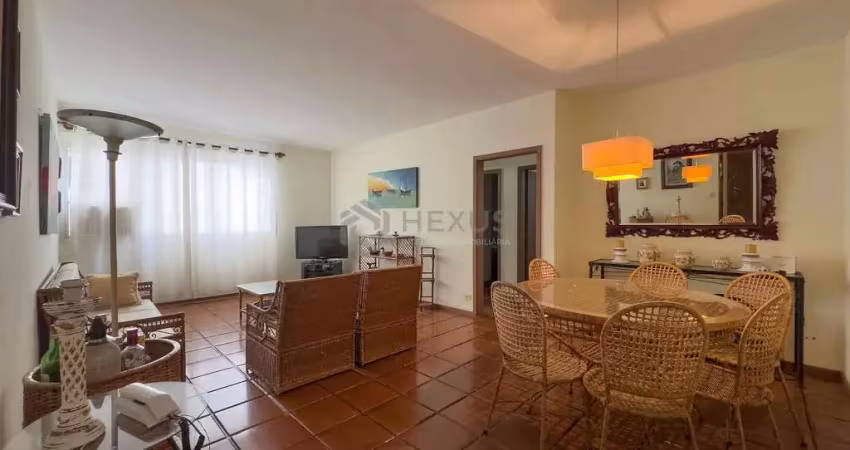 Apartamento mobiliado a duas quadras da praia das pitangueiras, guaruja | hexus