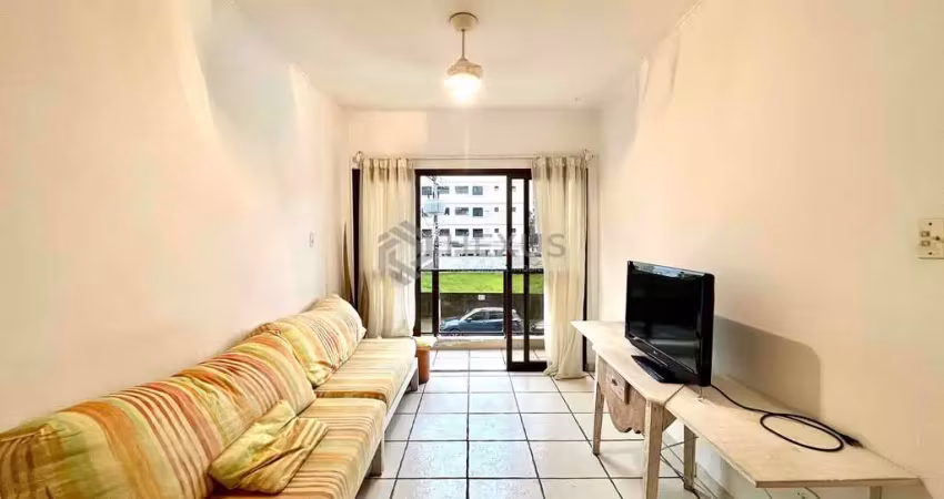 Apartamento com varanda e vista livre na praia do tombo, guaruja | hexus