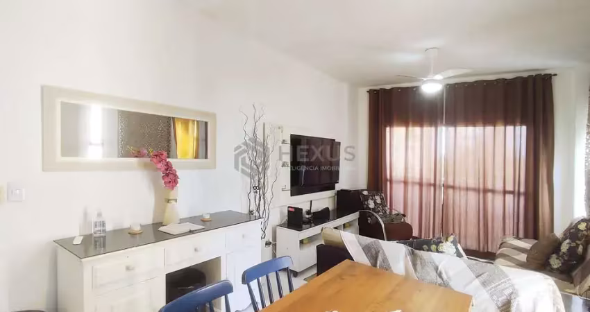 Apartamento com varanda a duas quadras da praia do tombo, guaruja | hexus