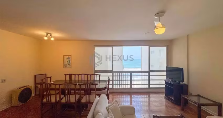 Apartamento frente mar com vista mar na praia das pitangueiras, guaruja | hexus