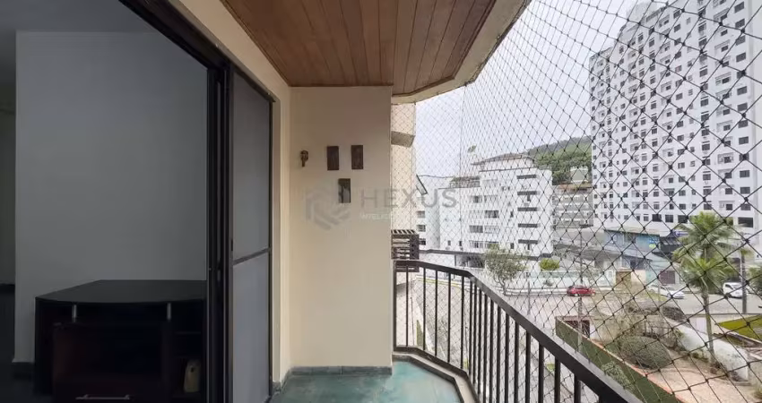 Apartamento com varanda e lazer na praia das asturias, guaruja