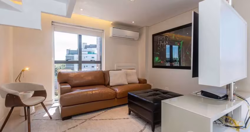 Apartamento duplex com 1 quarto  à venda, 74.00 m2 por r$820000.00  - juveve - curitiba/pr