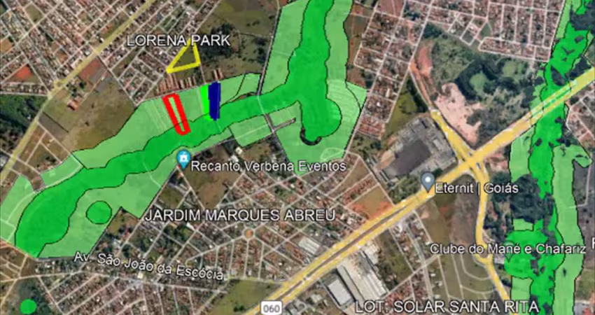 Terreno à venda na Rua Lindolfo Prudente, Jardim das Rosas, Goiânia