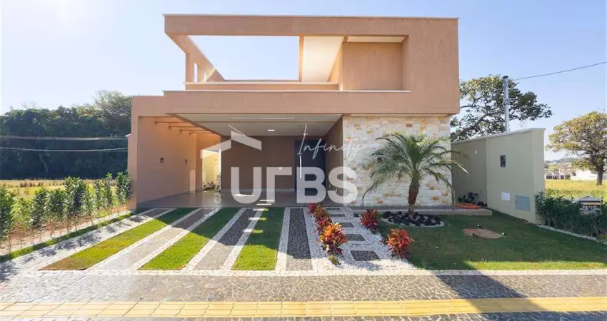 Casa em condomínio fechado com 3 quartos à venda na Avenida Rosa de Leiria, Rosa de Leiria Condomínio Horizontal, Goianira
