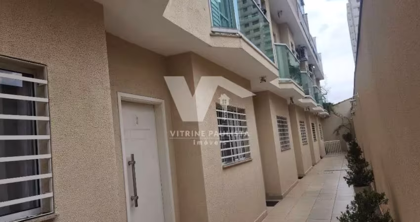 Sobrado condomínio fechado tatuapé, com 2 quartos, sendo 2 suítes, 1 vaga, churrasqueira, localização clube ceret e metro carrão metro carrão.