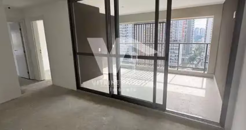 Apartamento à venda no brooklin com 2 suítes e 1 vaga. com varanda gourmet e lazer com piscina e salão de festas. ao lado da estação brooklin.