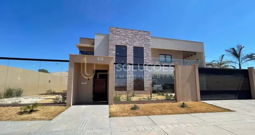 Sobrado 4 suítes + escritorio + área gourmet c/ churrasqueira | jardim botânico 3, quadra 12