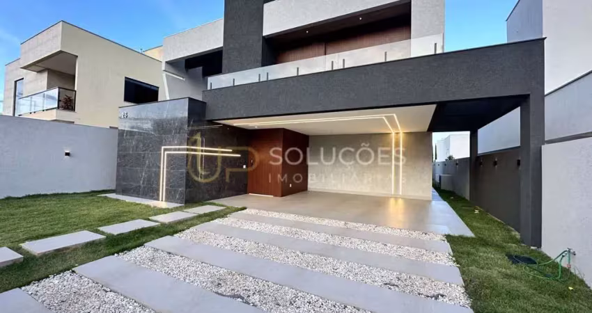 Condomínio alto da boa vista - casa 4 suítes alto padrão completa c/ piscina + academia + escritório | condomínio alto da boa vista