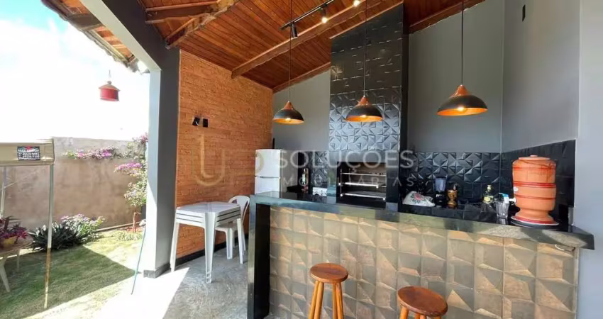 Sobrado 3 suítes (suíte master) + escritório + área gourmet rústica | condomínio rk
