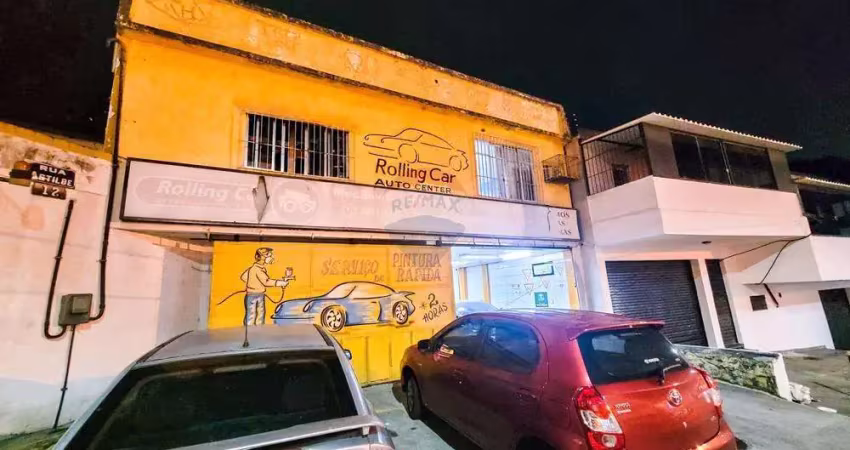 Galpão excelente em ótima localização, área comercial e próximo a comércio e condução com 350m².