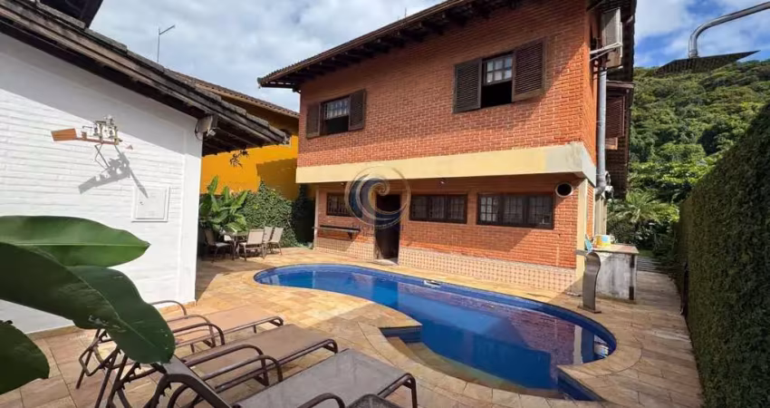 Casa em condomínio para venda em guarujá, praia do pernambuco, 4 dormitórios, 2 suítes, 4 banheiros, 2 vagas