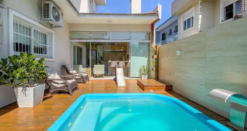 Casa sobrado finamente mobiliado com 2 suíte e piscina