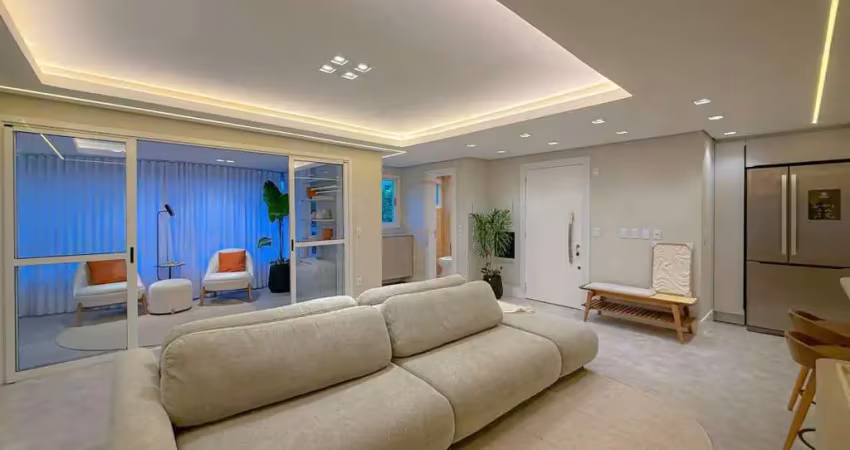 Apartamento mobiliado de 03 dormitórios com suíte - duas vagas - no  centro de canoas