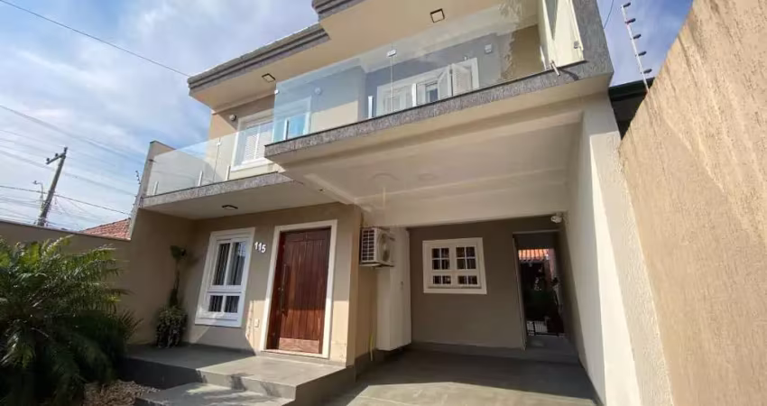 Sobrado 02 dormitórios com sacadas, closet , espaço gourmet , pátio e vaga coberta para 02 veículos no bairro são jose