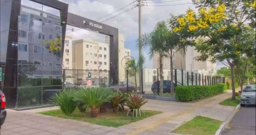 Apartamento 02 dormitórios e 01 vaga para veículo  no cond. porto itália no bairro estancia velha