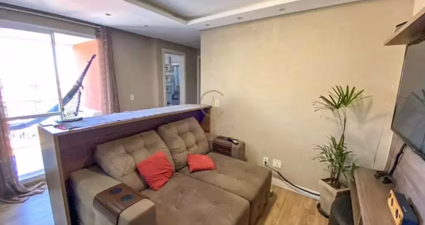 Apartamento semi-mobiliado com 02 dormitórios,sacada e uma vaga de garagem no bairro fátima