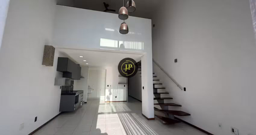 Apartamento studio com pé direito duplo alto padrão com 02 vagas em santa lucia
