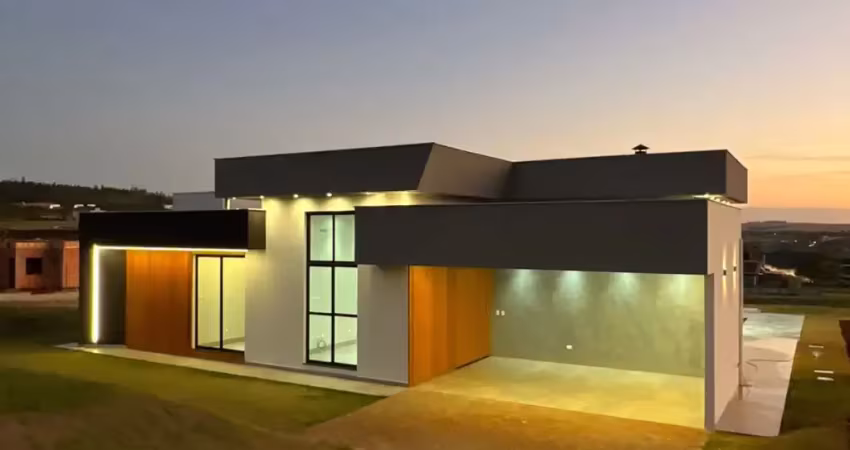Casa nova no ecovillas do lago com 3 quartos (sendo 1 suíte) perto da portaria com piscina aquecida e cozinha gourmet