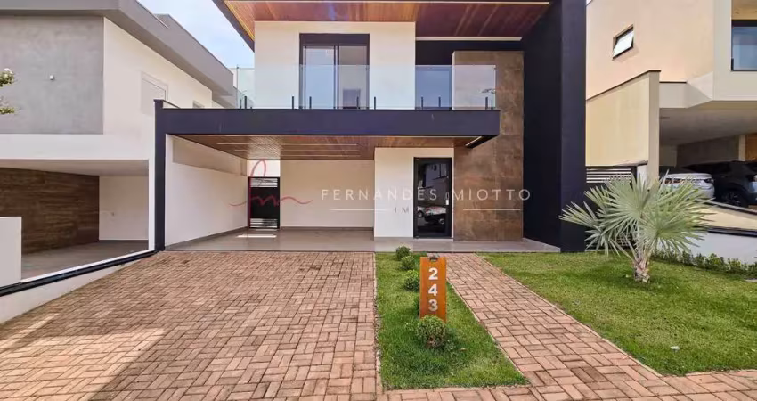 Brisas jundiaí - casa nova com rooftop, piscina e 3 suítes à venda no brisas jundiaí