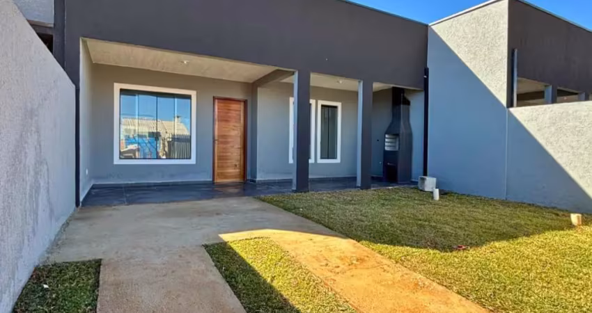 Linda casa em fazenda rio grande - com entrada facilitada e acabamento de primeira!