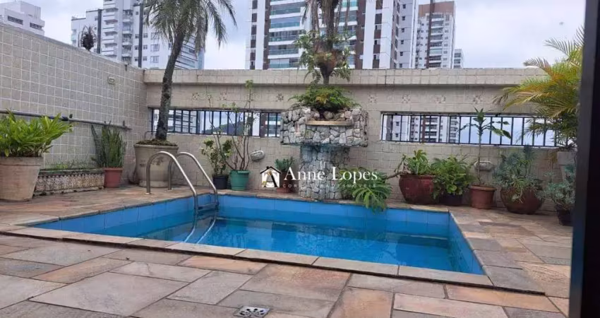 Incrível cobertura duplex na pompéia!! com piscina privativa a poucos metros da praia!!  com 05 vagas de garagem!! aqui na anne lopes!!