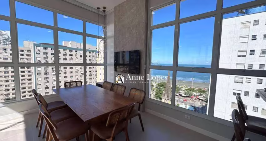 Estilo, bom gosto e personalidade é o que você encontra nesta cobertura de alto padrão com vista para o mar no embaré!! aqui na anne lopes!!