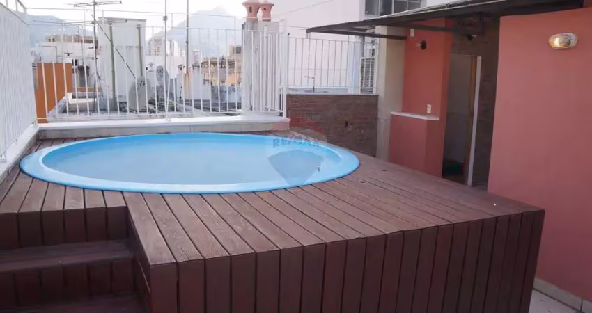 Cobertura duplex de 100 m2 com 4 quartos, 2 suítes, vaga e piscina privativa à venda no maracanã, rio de janeiro