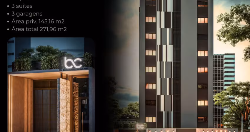 Apartamento duplex / 145 m2 priv. / 3 suites / churrasq. / 3 garagens / zona 07 / maringá pr