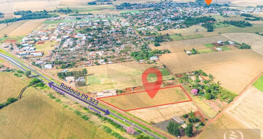 Venda lote industrial/comercial rod. pr 323 dr. camargo pr / 18.500 m² a 85 r$/m2 .