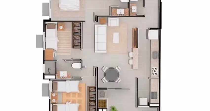 Apartamento com 3 dormitórios à venda sendo 1 suíte, 81.07 m² por - r$ 805.394,70 - vila nova - blumenau/sc