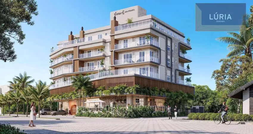 Apartamento com 4 dormitórios à venda, 124 m² - canto grande - bombinhas/sc