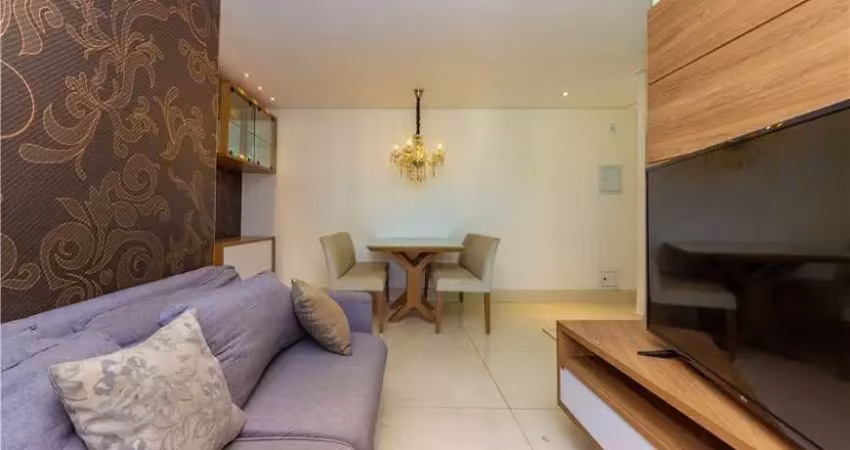 Apartamento com 75m², 3 quartos no jardim monte alegre – mobiliado