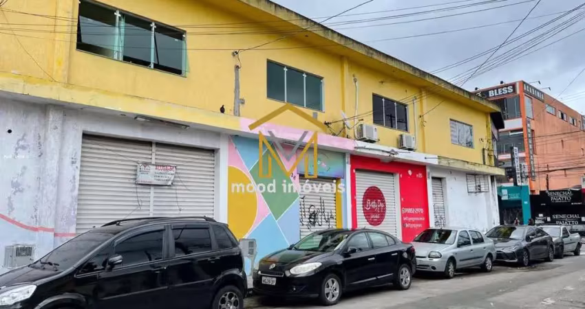 Salão comercial para locação no bairro bairro manoel feio, localizado na cidade de itaquaquecetuba / sp, ponto de referência estação manoel feio.  possui 1 banheiro, 1 sala.  área