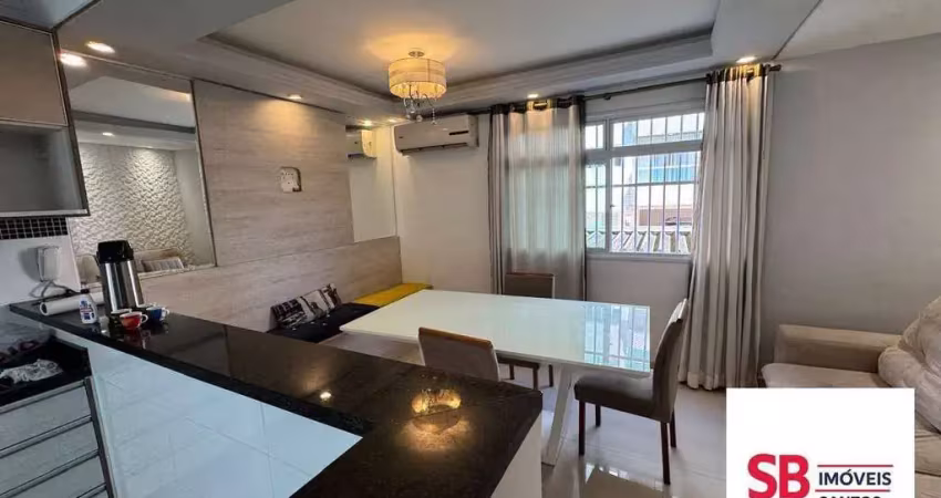 Casa triplex com 2 dormitórios com piscina à venda, 136 m² por r$ 650.000 - campo grande - santos/sp