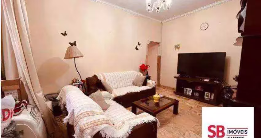 Casa com 3 dormitórios à venda, 248 m² - marapé - santos/sp