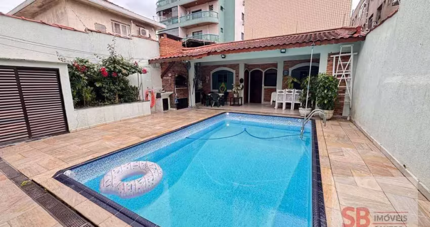 Sobrado com 4 dormitórios à venda, 380 m² por r$ 2.500.000,00 - embaré - santos/sp