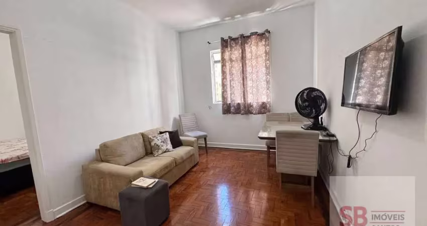 Apartamento com 1 dormitório à venda, 56 m² por r$ 339.000,00 - boqueirão - santos/sp