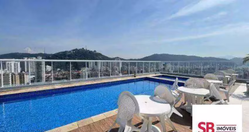 Apartamento 2 dormitórios à venda, 87 m² - pompéia - santos/sp