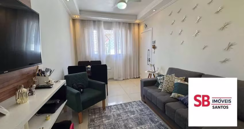 Apartamento à venda, 76 m² por r$ 465.000,00 - aparecida - santos/sp
