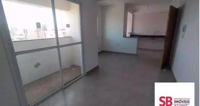 Apartamento com 2 dormitórios à venda, 74 m² - campo grande - santos/sp