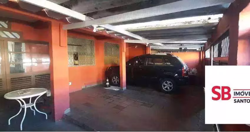 Casa com 4 dormitórios à venda, 347 m² - vila matias - santos/sp