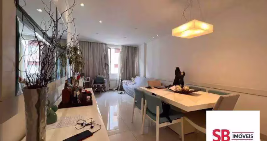 Apartamento com 3 dormitórios à venda, 100 m² por r$ 800.000 - boqueirão - santos/sp