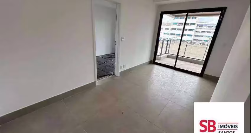 Apartamento com 1 dormitório à venda, 54 m² por r$ 777.000 - boqueirão - santos/sp
